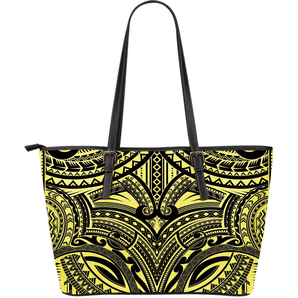 Polynesian 2nd Leather Tote Bag A6 Gold - Polynesian Pride