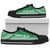 Norfolk Island Low Top Shoes - Polynesian Flag Chief Version - Polynesian Pride