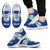 Guam Sneakers - Guam Flag Coat Of Arms Blue - A5 Unisex White - Polynesian Pride