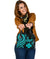 Wallis and Futuna Shoulder Handbag - Turquoise Tentacle Turtle One Size Turquoise - Polynesian Pride