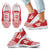 American Samoa Sneakers - American Samoa Seal Polynesian Tattoo Red White - Polynesian Pride