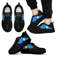 Palau Sneakers - Palau Seal & Flag Wing - A8 Men's Sneakers - Black Sole - Polynesian Pride