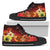 Fiji High Top Shoes - Tribal Tuna Fish - Polynesian Pride