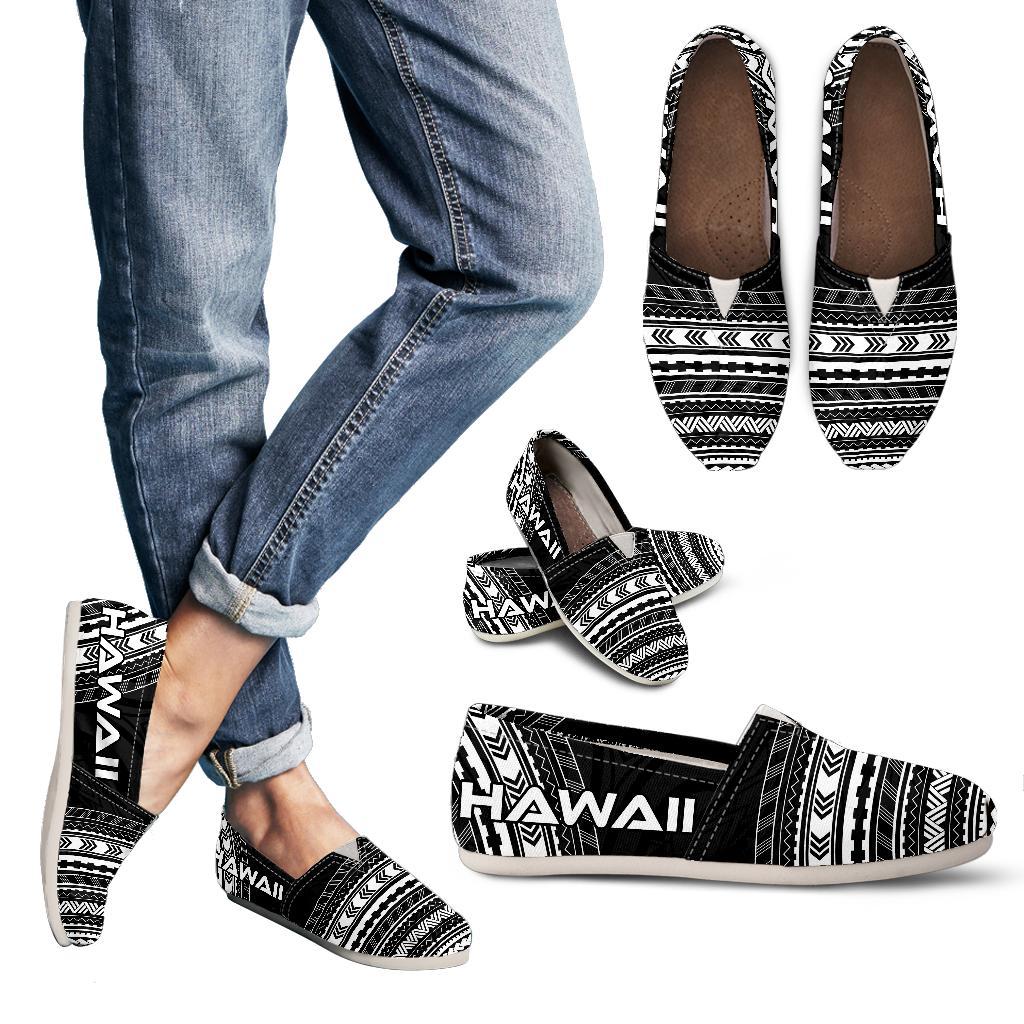 Hawaii Casual Shoes - Polynesian Black Chief Version Women Black - Polynesian Pride