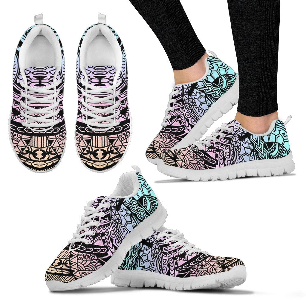 Poly Tribal Sneakers 11 Kid's Sneakers 11.5 CHILD Black - Polynesian Pride