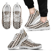 Samoa Sneakers - Samoan Siapo Tyle - 01 K7 Kid's Sneakers - White Sole - Polynesian Pride