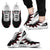 American Samoa Sneakers - American Samoa Seal Black Thunder Style Unisex White - Polynesian Pride