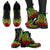 Marshall Islands Leather Boots - Tribal Reggae - Polynesian Pride