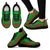 Vanuatu Sneakers - Vanuatu Polynesian Chief Tattoo Green Red Version - Polynesian Pride