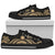 Nauru Low Top Cavas Shoes - Gold Tentacle Turtle - Polynesian Pride