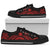 Nauru Low Top Canvas Shoes - Red Tentacle Turtle - Polynesian Pride