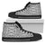 Polynesian Tribal High Top Shoe Grown BMW Black - Polynesian Pride