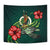 Vanuatu Polynesian Tapestry - Green Turtle Hibiscus - Polynesian Pride