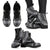 Marshall Islands Leather Boots - Polynesian Black Chief Version - Polynesian Pride