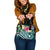 Marshall Islands Polynesian Shoulder Handbag - Summer Plumeria (Turquoise) One Size Turquoise - Polynesian Pride