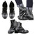 guam Leather Boots - Polynesian Black Chief Version Black - Polynesian Pride