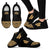 American Samoa Sneakers - American Samoa Seal Polynesian Tattoo Black Gold - Polynesian Pride