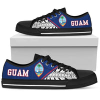 Guam Rising Low Top Shoes A6 White - Polynesian Pride