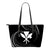 Kanaka Small Leather Tote - White - Frida Style Black - Polynesian Pride