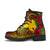 Papua New Guinea Polynesian Leather Boots - Hibiscus Vintage - Polynesian Pride