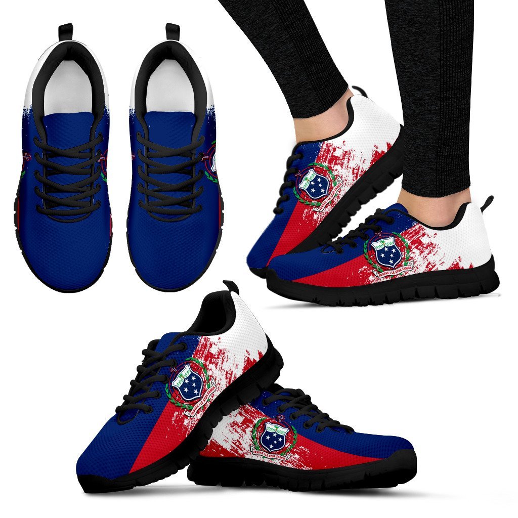 Samoa Sneakers - Samoa Coat Of Arms Special - A5 - Polynesian Pride