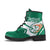 Ireland Rugby Leather Boots - Irish Rugby Art - Polynesian Pride