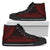 Cook Islands High Top Shoes - Polynesian Red Chief Version - Polynesian Pride