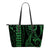 Hawaii Kakau Green Polynesian Small Leather Tote Green - Polynesian Pride