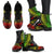 Norfolk Island Leather Boots - Polynesian Reggae Chief Version - Polynesian Pride