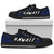 Hawaii Low Top Shoe - Polynesian Typo Blue Mens Low Top - Black - 1 - Polynesian Pride