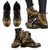 Northern Mariana Islands Leather Boots - Polynesian Gold Chief Version - Polynesian Pride