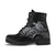 American Samoa Polynesian Leather Boots - Polynesian Turtle (Silver) - Polynesian Pride