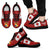 Tonga Sneakers - Tonga Flag Coat Of Arms Red - A5 Unisex Black - Polynesian Pride