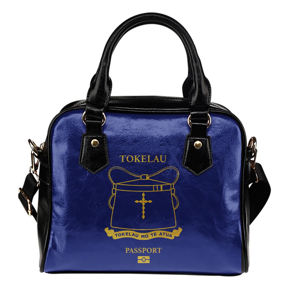 Tokelau Passport Shoulder Handbag One Size Blue - Polynesian Pride