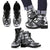 Guam Leather Boots - Polynesian Tattoo Black Black - Polynesian Pride