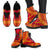 Papua New Guinea Leather Boots - Polynesian Flag Chief Version - Polynesian Pride