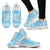 Fiji Sneakers - Fiji Polynesian Chief Tattoo Light Blue Version - Polynesian Pride