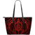 Polynesian Turtle Leather Tote Bag (Red) A6 Red - Polynesian Pride