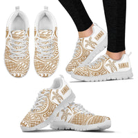 Hawaii Turtle Polynesian Sneakers - Circle Style - Golden 02 Kid's Sneakers 11.5 CHILD Black - Polynesian Pride
