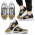 American Samoa Sneakers - American Samoa Seal Polynesian Tattoo Black Gold Unisex White - Polynesian Pride