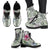 Hawaii White Hibiscus Leather Boots - Polynesian Pride