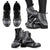 Austral Islands Leather Boots - Polynesian Black Chief Version - Polynesian Pride