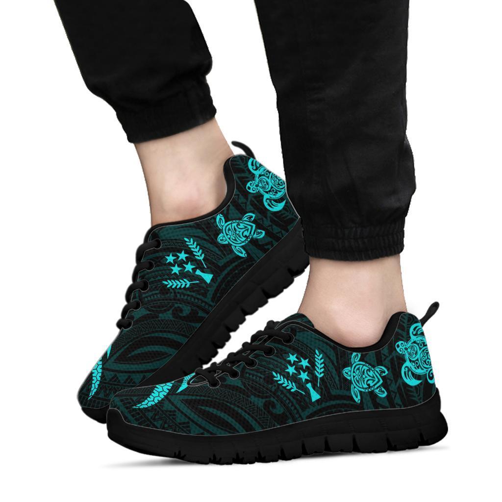 Kosrae Micronesian Sneakers - Turquoise Tentacle Turtle - Polynesian Pride