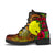 Palau Polynesian Leather Boots - Hibiscus Vintage - Polynesian Pride