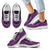 Cook Islands Wave Sneakers - Polynesian Pattern Purple Color Kid's Sneakers - White - Cook Islands White - Polynesian Pride