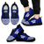 American Samoa Sneakers - American Samoa Seal Polynesian Tattoo Blue White Unisex Black - Polynesian Pride