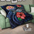 Tahiti Polynesian Premium Quilt - Blue Turtle Hibiscus - Polynesian Pride