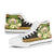 Hawaii High Top Shoes - Polynesian Gold Patterns Collection - Polynesian Pride