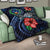 Pohnpei Polynesian Premium Quilt - Blue Turtle Hibiscus - Polynesian Pride