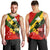 Eastern Highlands Province Men Tank Top Peaceful PNG LT13 Red - Polynesian Pride